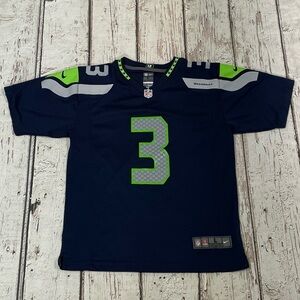 Kids Boys Russell Wilson Seattle Seahawks Nike NFL Football Jersey